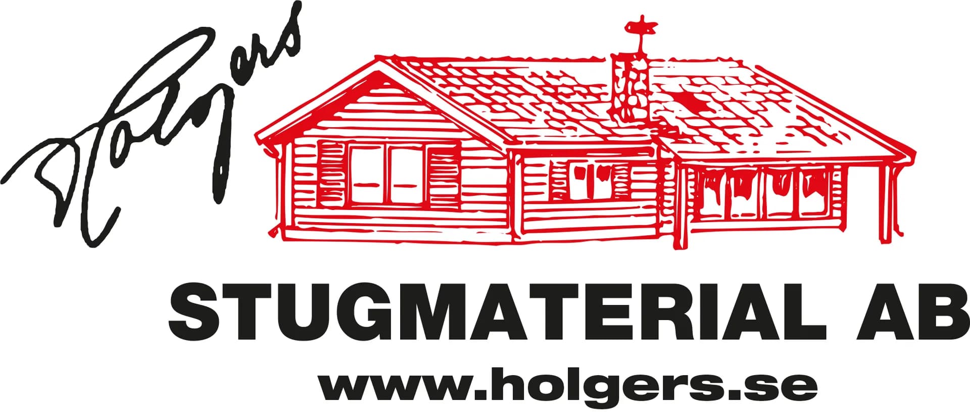 Holgers Stugmaterial logotyp
